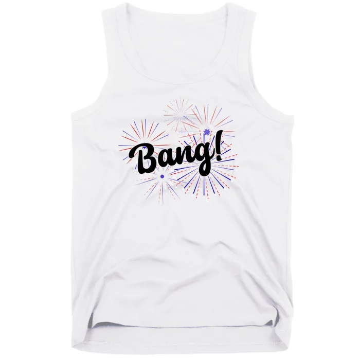 Bang 4th Of July Firework Tank Top