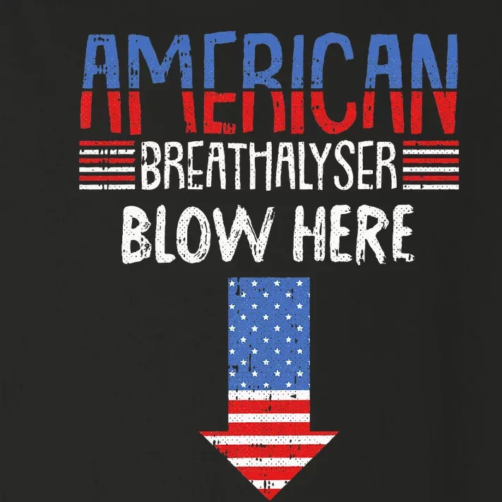 Breathalyzer 4th Of July Funny American Flag Patriotic Toddler Long Sleeve Shirt