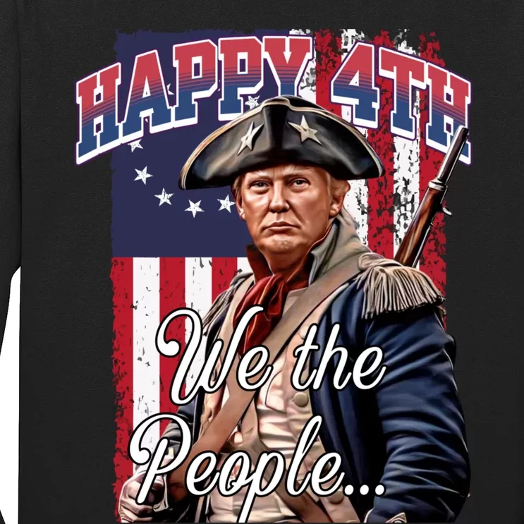 Biden 4th Of July Great Again Patriotic Trump Long Sleeve Shirt