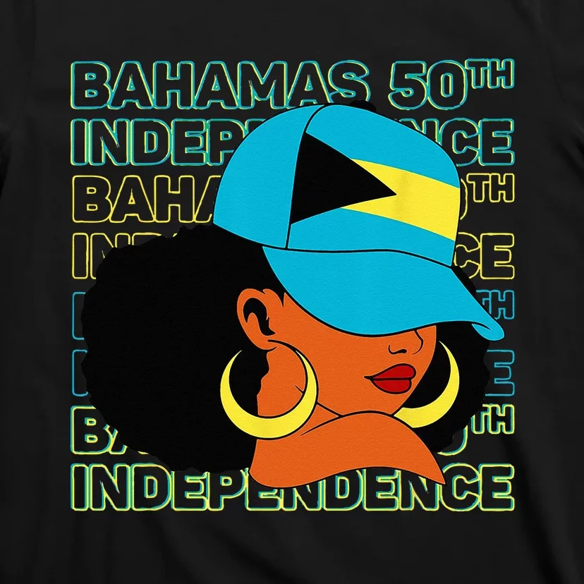 Bahamas 50th Independence Day Bahamian Bahamas Flag T-Shirt