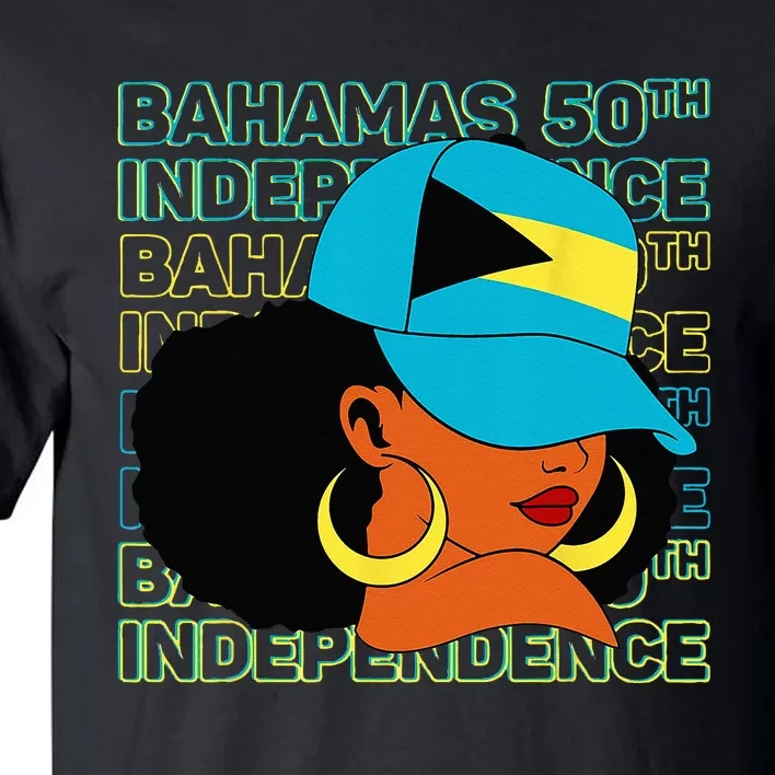 Bahamas 50th Independence Day Bahamian Bahamas Flag Tall T-Shirt