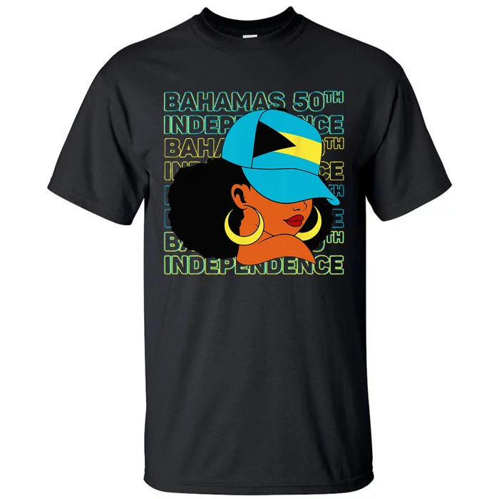 Bahamas 50th Independence Day Bahamian Bahamas Flag Tall T-Shirt