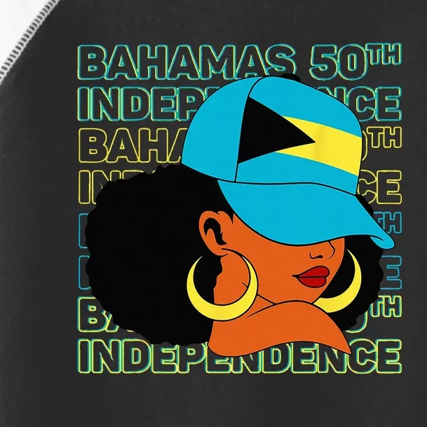 Bahamas 50th Independence Day Bahamian Bahamas Flag Toddler Fine Jersey T-Shirt