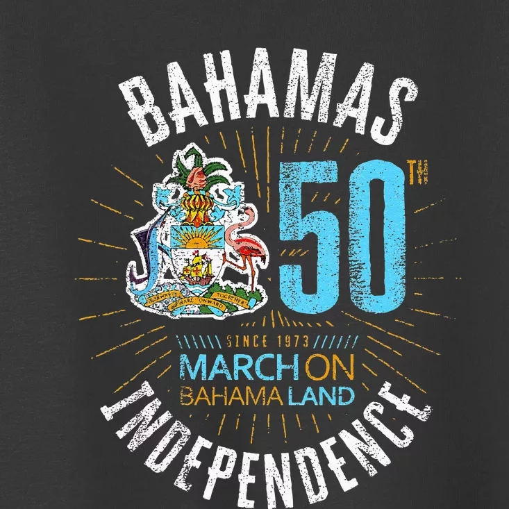 Bahamas 50th Independence Bahamian Flag Nassau Bahamas Flag Toddler T-Shirt