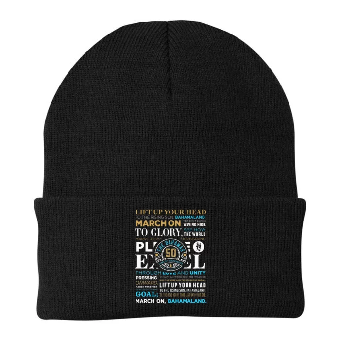 Bahamas 50th Independence Celebration Knit Cap Winter Beanie