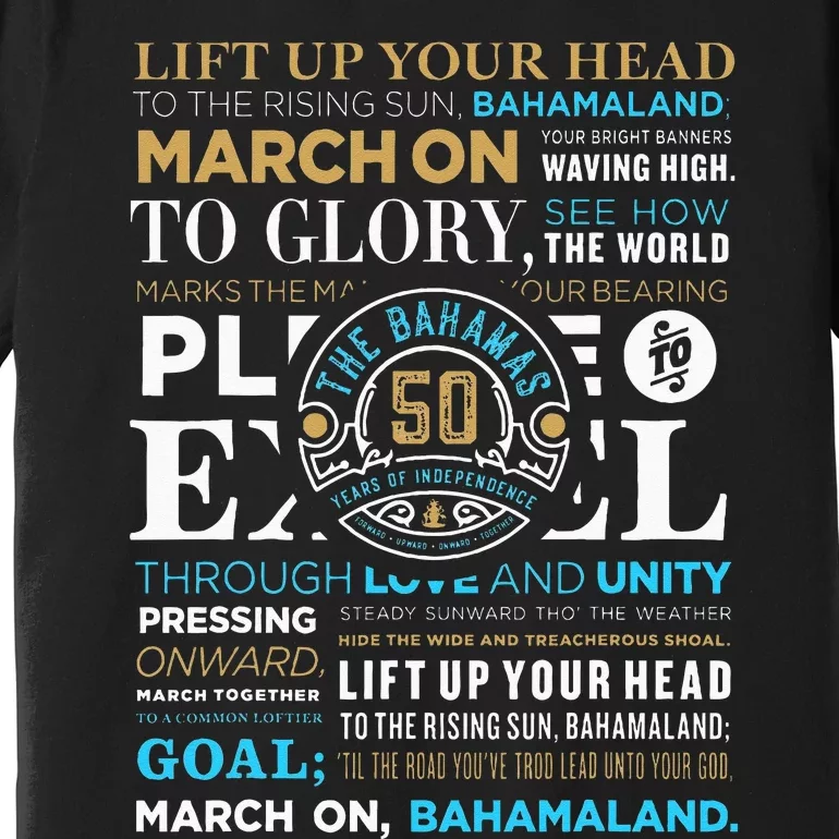 Bahamas 50th Independence Celebration Premium T-Shirt