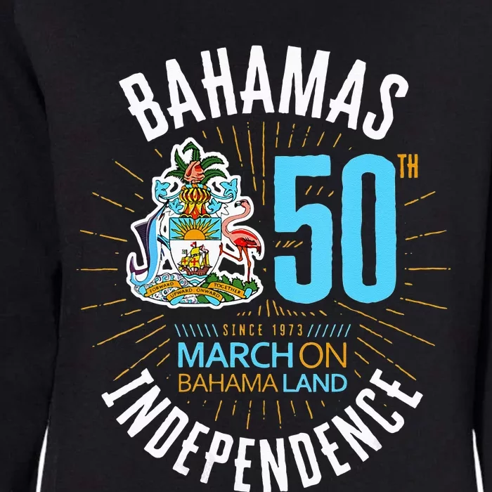 Bahamas 50th Independence Bahamian Flag Nassau Bahamas Flag Womens California Wash Sweatshirt