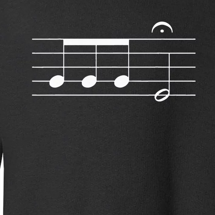 Beethoven 5th Symphony Notes Classical Music Composer Toddler Sweatshirt