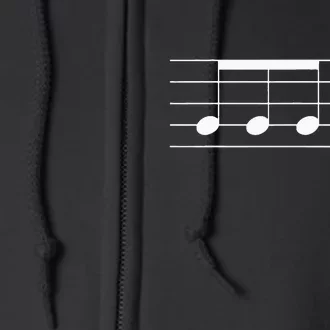 Beethoven 5th Symphony Notes Classical Music Composer Full Zip Hoodie