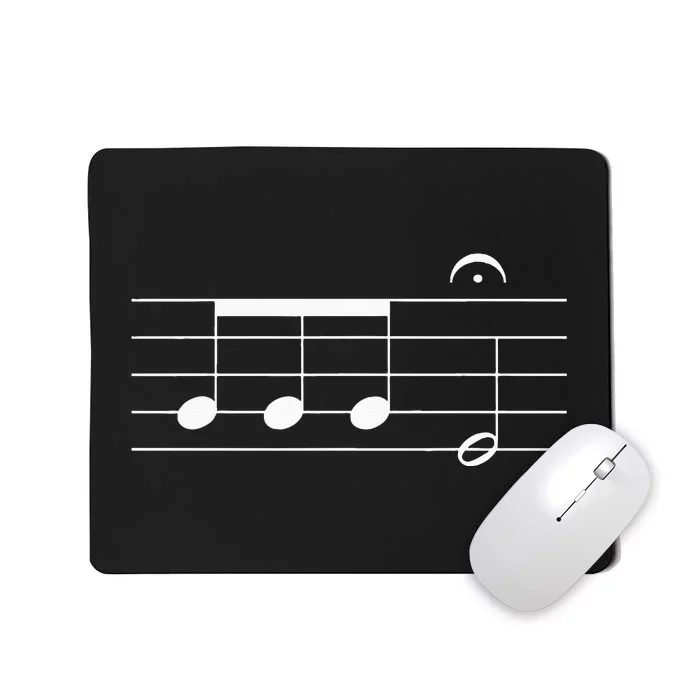 Beethoven 5th Symphony Notes Classical Music Composer Mousepad