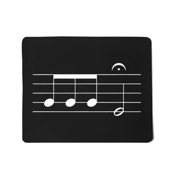 Beethoven 5th Symphony Notes Classical Music Composer Mousepad