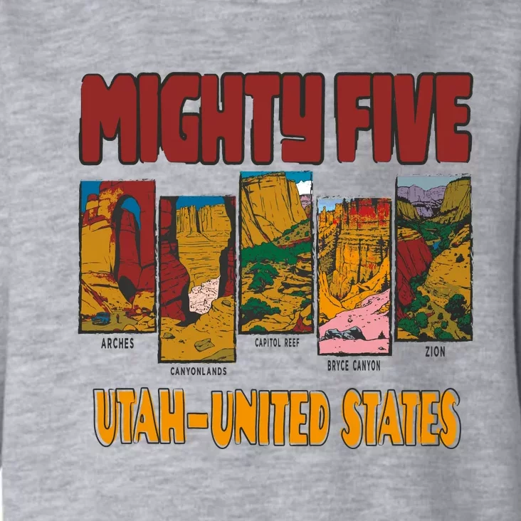 Big 5 Utah Mighty Five National Park Toddler Hoodie