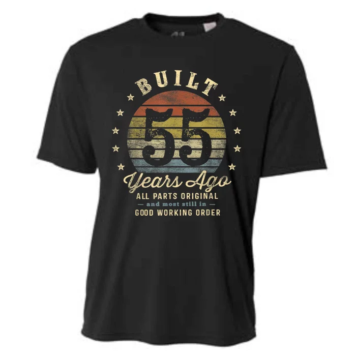 Built 55 Years Ago - All Parts Original Gifts 55th Birthday Cooling Performance Crew T-Shirt