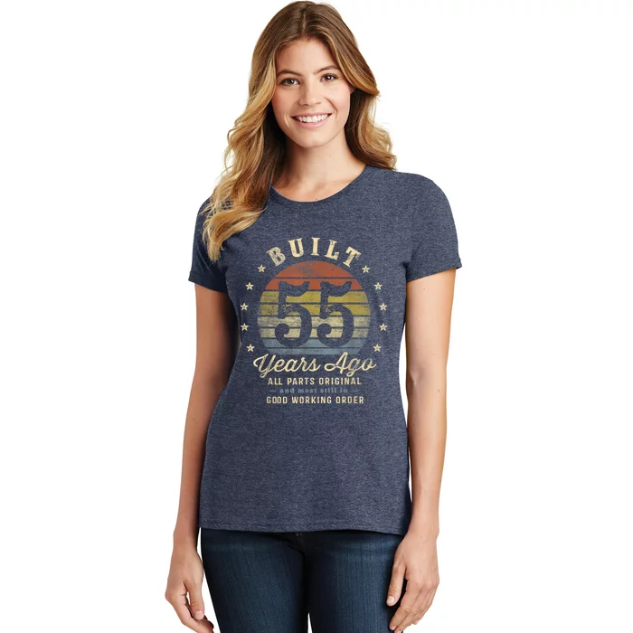 Built 55 Years Ago - All Parts Original Gifts 55th Birthday Women's T-Shirt