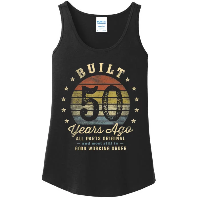 Built 50 Years Ago - All Parts Original Gifts 50th Birthday Ladies Essential Tank