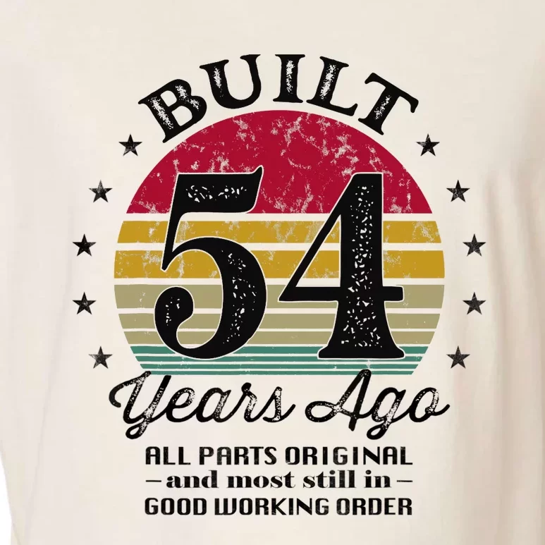 Built 54 Years Ago 54th Birthday All Parts Original 1969 Garment-Dyed Women's Muscle Tee