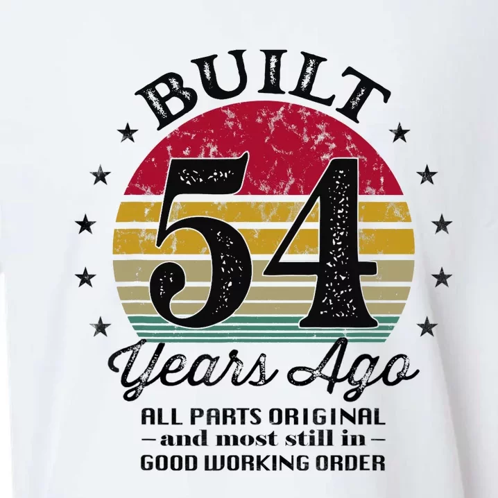 Built 54 Years Ago 54th Birthday All Parts Original 1969 Sueded Cloud Jersey T-Shirt