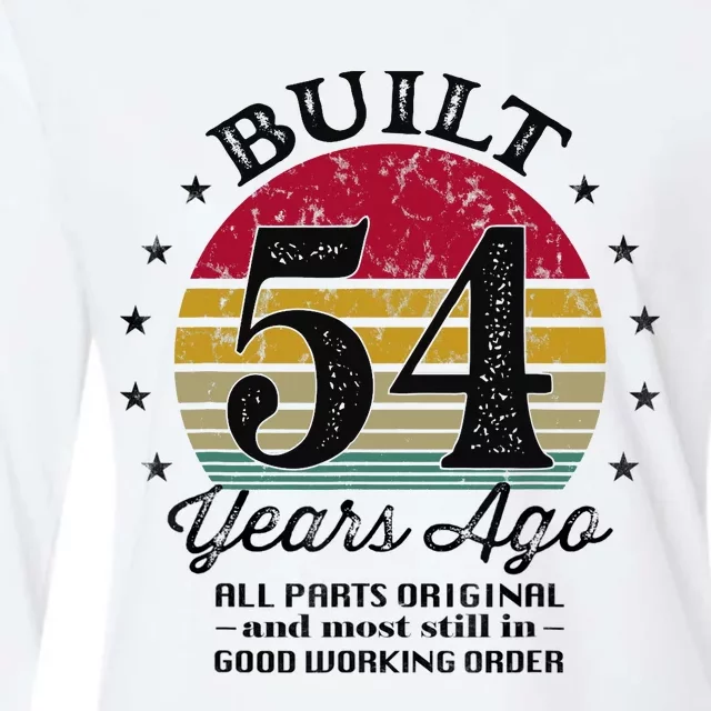 Built 54 Years Ago 54th Birthday All Parts Original 1969 Womens Cotton Relaxed Long Sleeve T-Shirt