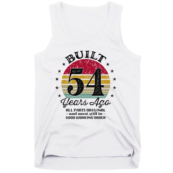 Built 54 Years Ago 54th Birthday All Parts Original 1969 Tank Top