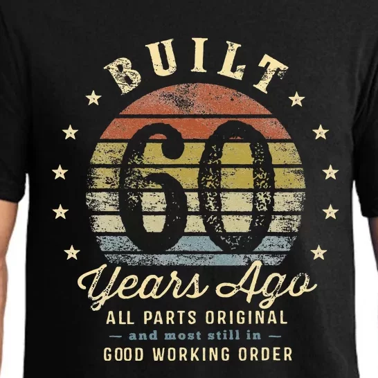 Built 60 Years Ago All Parts Original Gifts 60th Birthday Pajama Set