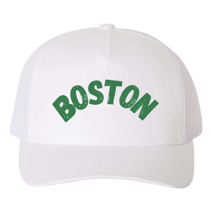 Boston Yupoong Adult 5-Panel Trucker Hat