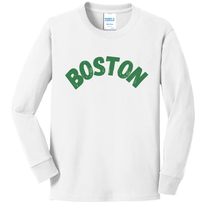 Boston Kids Long Sleeve Shirt