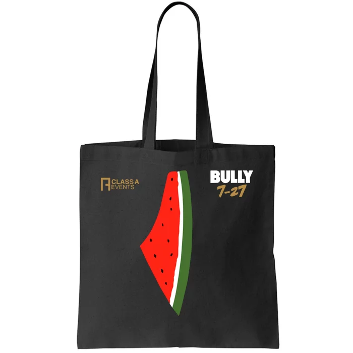 Bully 727 Palestine Watermelon Tote Bag