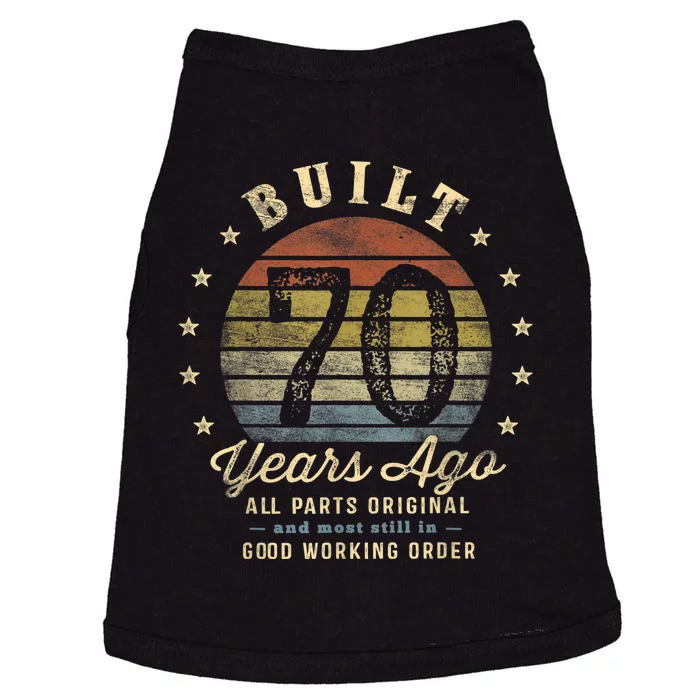 Built 70 Years Ago - All Parts Original Gifts 70th Birthday Doggie Tank