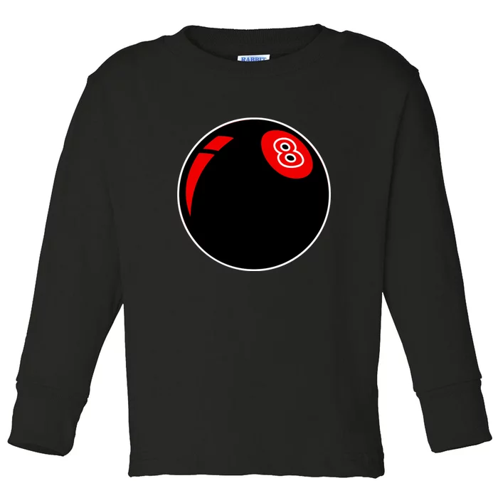 BILLIARDS(snooker) 8 Ball Billiards Dad Gift For Father’s Day Toddler Long Sleeve Shirt