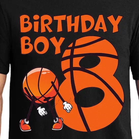 Basketball 8th Birthday Boy Basketball Player 8 Year Old Boy Pajama Set