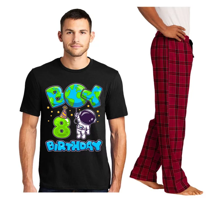 Boy 8th Birthday Birthday Astronaut Boy 8 Years Old Pajama Set