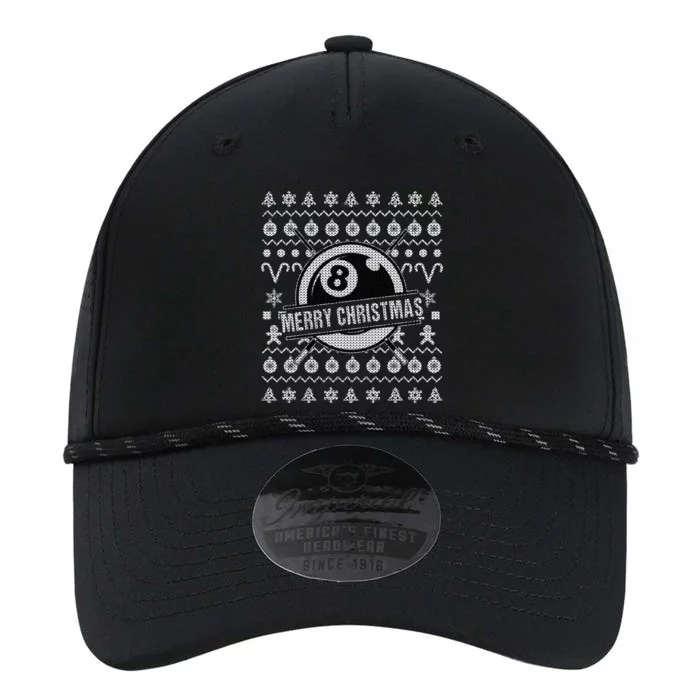 Billiards 8 Ball Ugly Christmas Gift Performance The Dyno Cap