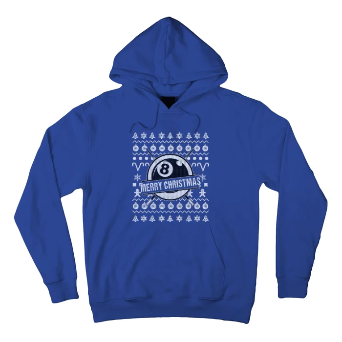 Billiards 8 Ball Ugly Christmas Gift Hoodie