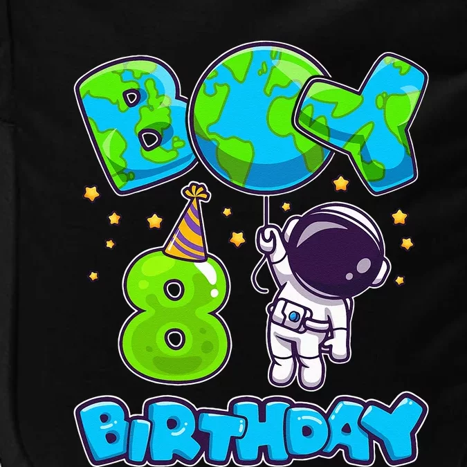 Boy 8th Birthday Birthday Astronaut Boy 8 Years Old Impact Tech Backpack