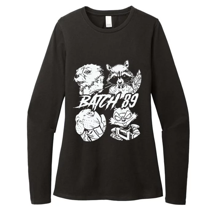 Batch 89 Rocket And Friends Womens CVC Long Sleeve Shirt