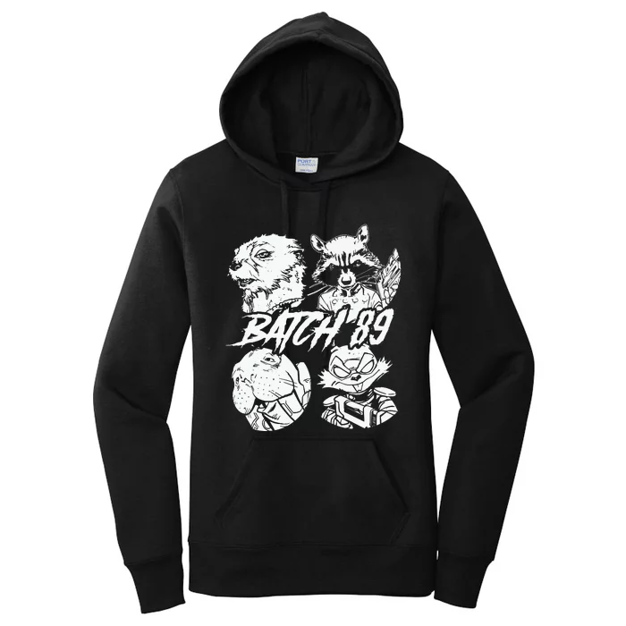 Batch 89 Rocket And Friends Women's Pullover Hoodie