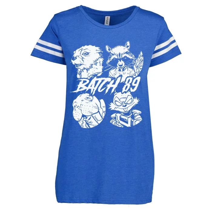 Batch 89 Rocket And Friends Enza Ladies Jersey Football T-Shirt