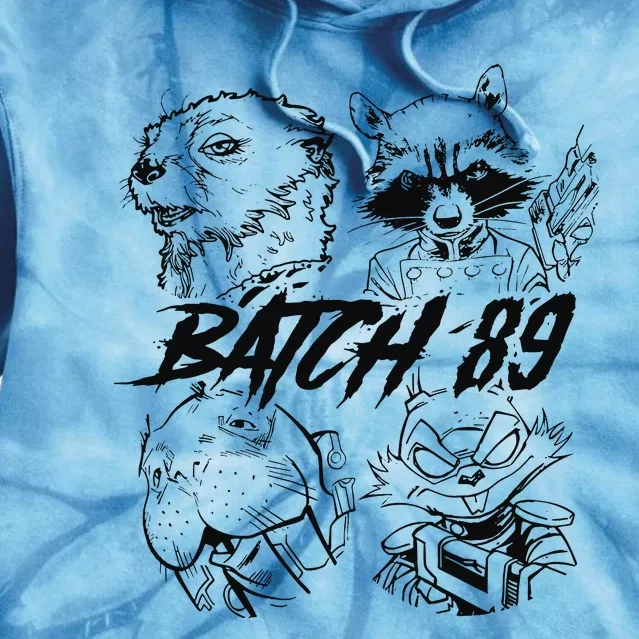 Batch 89 Rocket And Friends Lylla Teefs Floor Rocket Tie Dye Hoodie