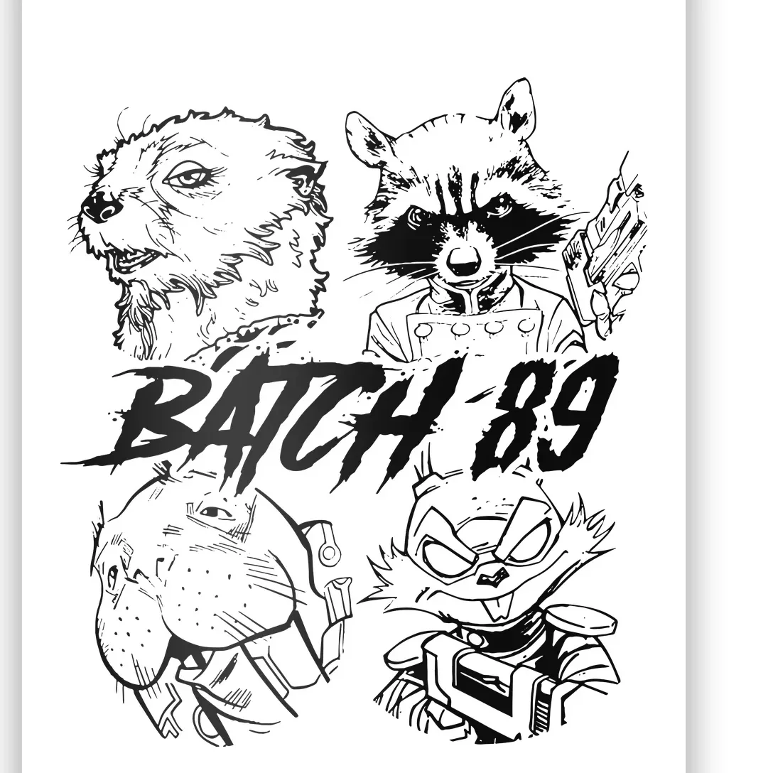 Batch 89 Rocket And Friends Lylla Teefs Floor Rocket Poster