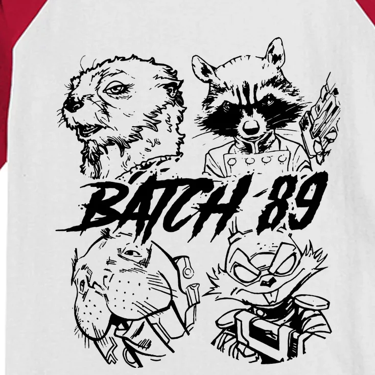 Batch 89 Rocket And Friends Lylla Teefs Floor Rocket Guardian Kids Colorblock Raglan Jersey