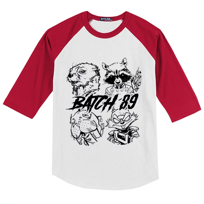 Batch 89 Rocket And Friends Lylla Teefs Floor Rocket Guardian Kids Colorblock Raglan Jersey