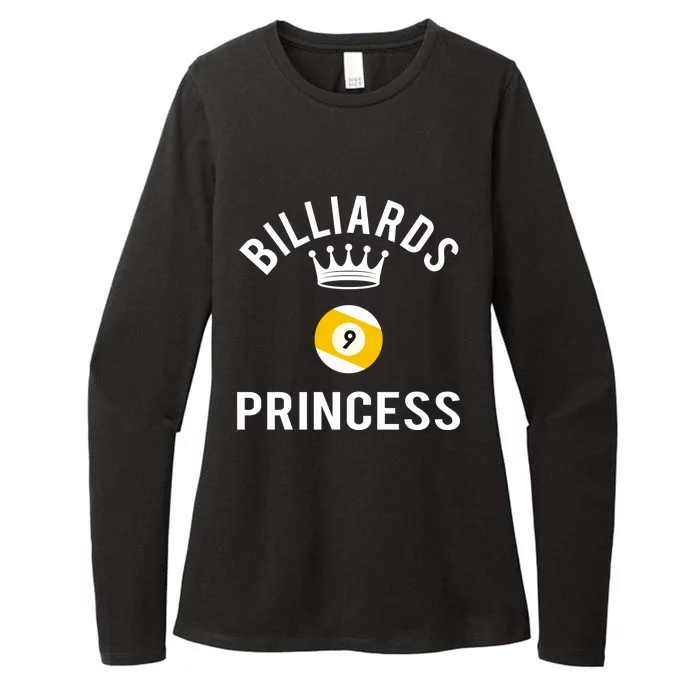 Billiards 9 Ball Princess Gift Womens CVC Long Sleeve Shirt