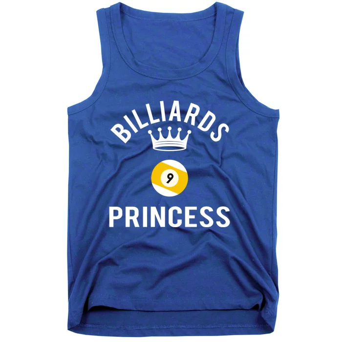 Billiards 9 Ball Princess Gift Tank Top