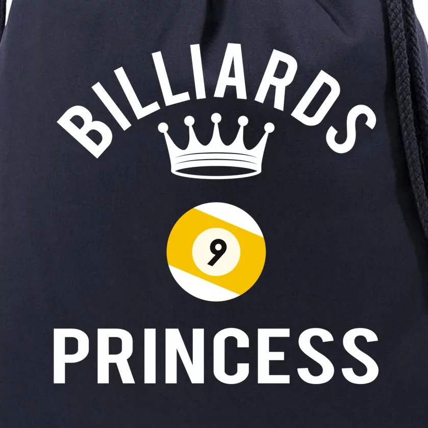 Billiards 9 Ball Princess Gift Drawstring Bag