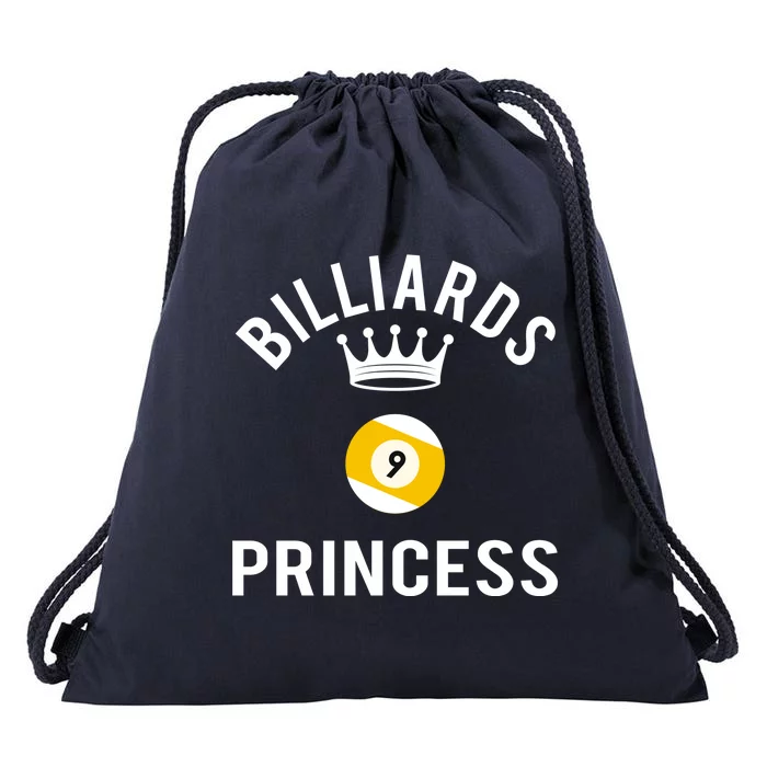 Billiards 9 Ball Princess Gift Drawstring Bag