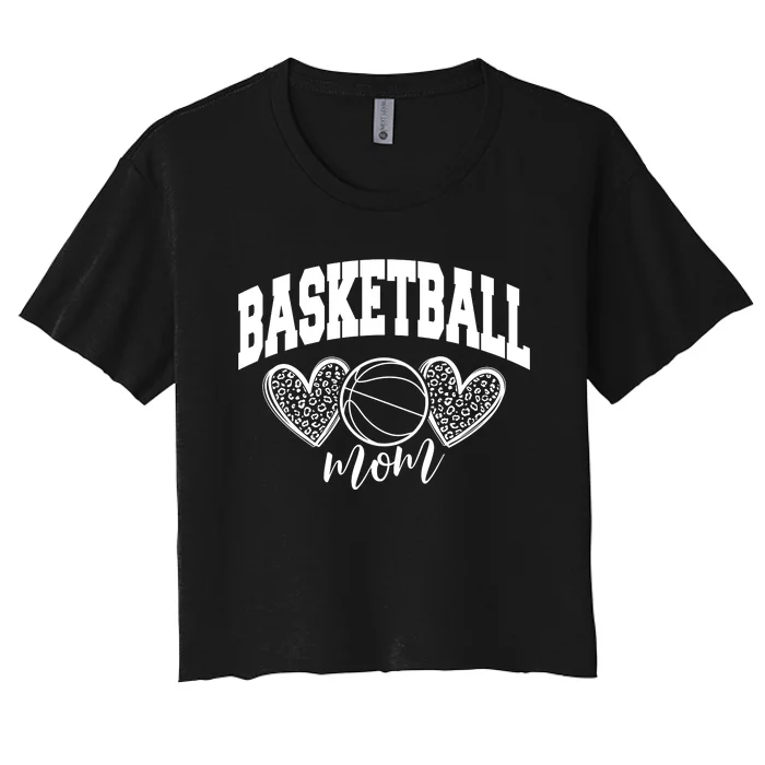 Basketball Mom Women's Crop Top Tee