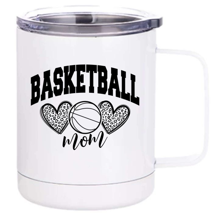 Basketball Mom Front & Back 12oz Stainless Steel Tumbler Cup