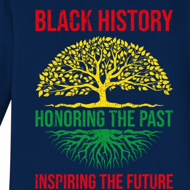 Black Americans African American Pride Black History Month Cool Gift Baby Long Sleeve Bodysuit