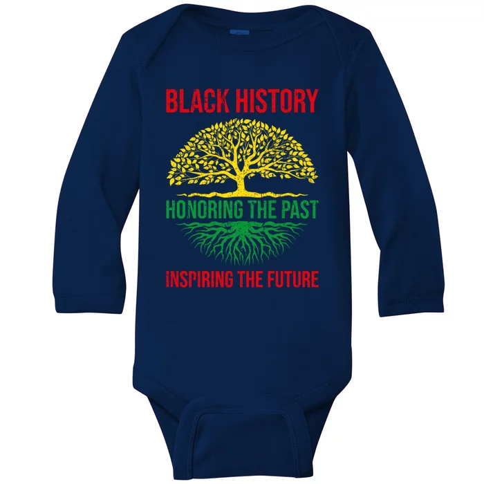 Black Americans African American Pride Black History Month Cool Gift Baby Long Sleeve Bodysuit