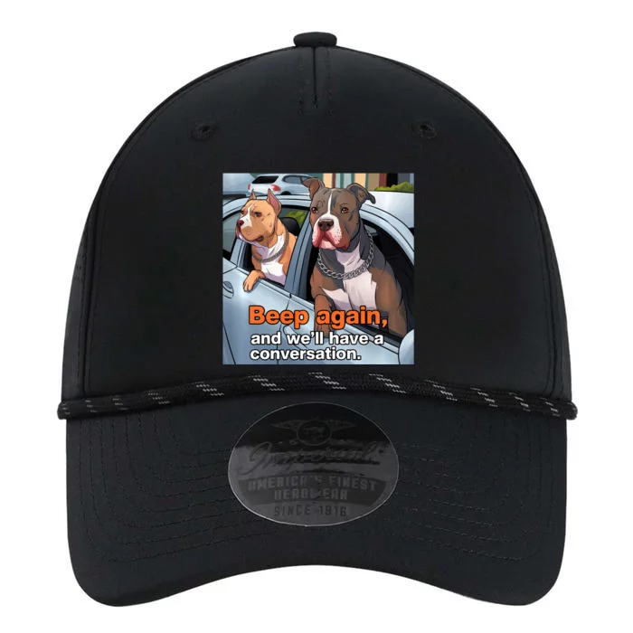 Beep Again And WeLl Have A Conversation Funny Pit Bull Performance The Dyno Cap